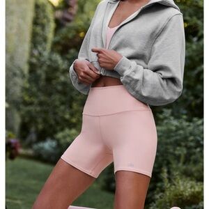ALO Yoga Pink Bike Shorts for Active Comfort NWT SOLD OUT